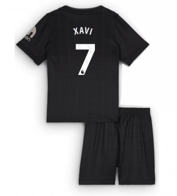 Lacne Dětský Futbalové dres Tottenham Hotspur Xavi Simons #7 2025-26 Krátky Rukáv - Preč (+ trenírky)